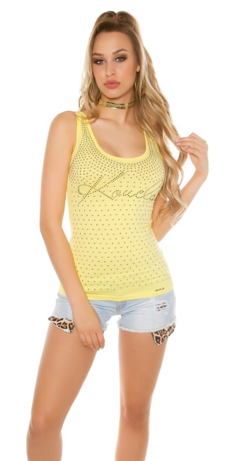 Top with studs Yellow
